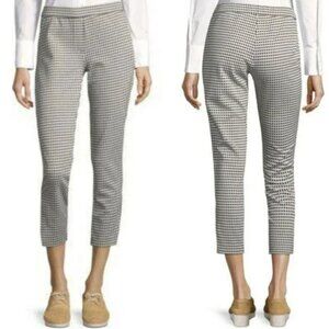 Catherine Malandrino Rodgers Gingham Crop Pants